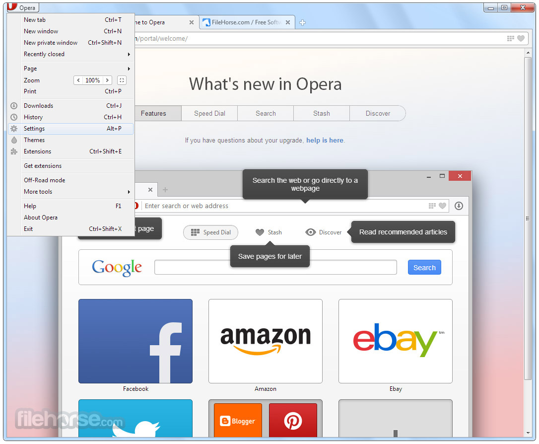 opera mini setup for windows 7