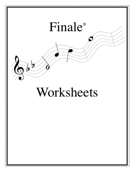 finale worksheets music theory